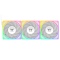 TOUGHFAN EX 140 ARGB Sync PC Cooling Fan - White (3-Fan Pack)