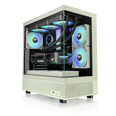 View 270 TG ARGB Matcha Green Mid Tower Chassis
