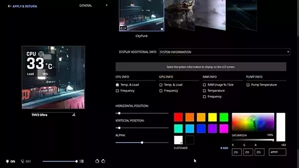 Text Color Selection